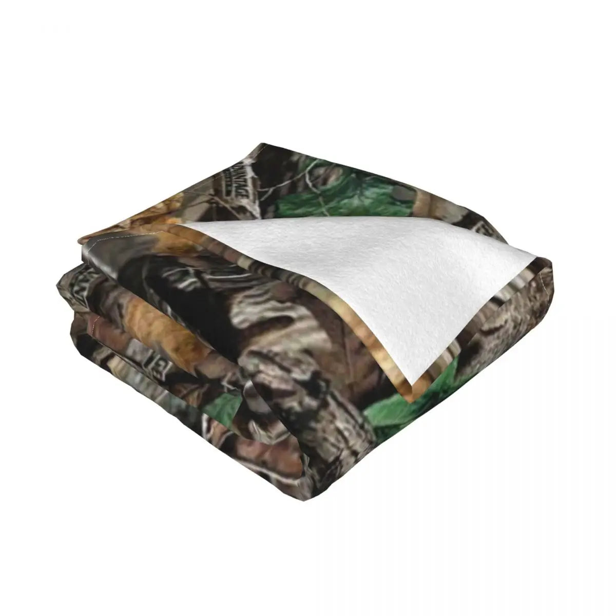 Ultra-Soft Fleece Real Tree Camouflage Camo Throw Blanket Flannel Soldier Military Blankets for Bedding Travel Couch Bedspreads